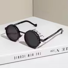 Polarized Round Sunglasses ND9 Adjustable Dimming Sun Glasses Men Women Retro Punk Men's Fishing Eyeglasses Outdoor Shades UV400