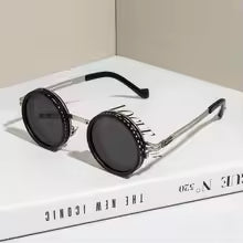 Polarized Round Sunglasses ND9 Adjustable Dimming Sun Glasses Men Women Retro Punk Men's Fishing Eyeglasses Outdoor Shades UV400