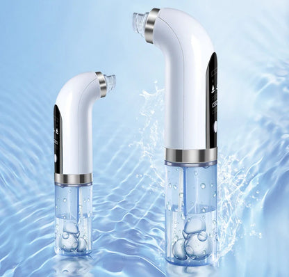 GlowVac | Pore Cleaner Tool with 6 Attachments & 3 Suction Levels | USB Rechargeable, Portable for Travel, Visible Deep Cleansing for Men/Women