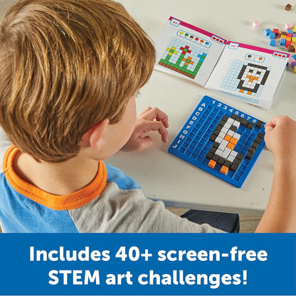 STEM Explorers Pixel Art Challenge – Creative Math & Pattern Block Fun!