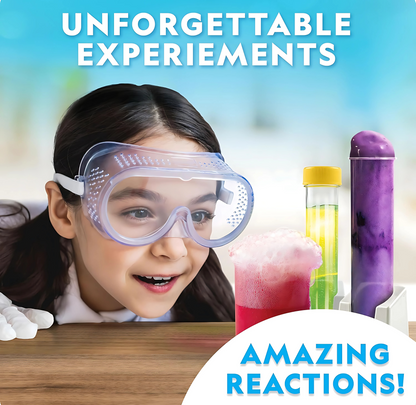 NATIONAL GEOGRAPHIC Chemistry Set – 100+ Fun Science Experiments, Crystal Growing & STEM Kit for Kids