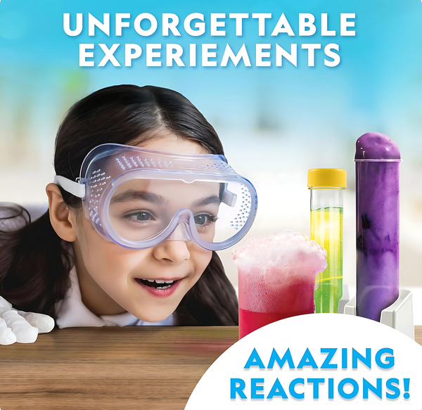 NATIONAL GEOGRAPHIC Chemistry Set – 100+ Fun Science Experiments, Crystal Growing & STEM Kit for Kids image 3