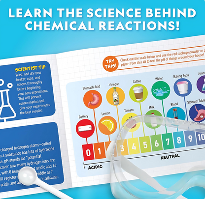 NATIONAL GEOGRAPHIC Chemistry Set – 100+ Fun Science Experiments, Crystal Growing & STEM Kit for Kids