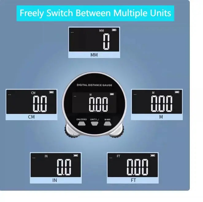 Digital Rechargeable Tape Measure – Smart High-precision Measuring Tool