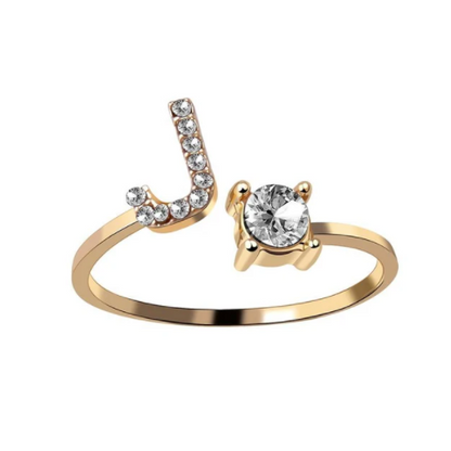 Lovely Initial Ring